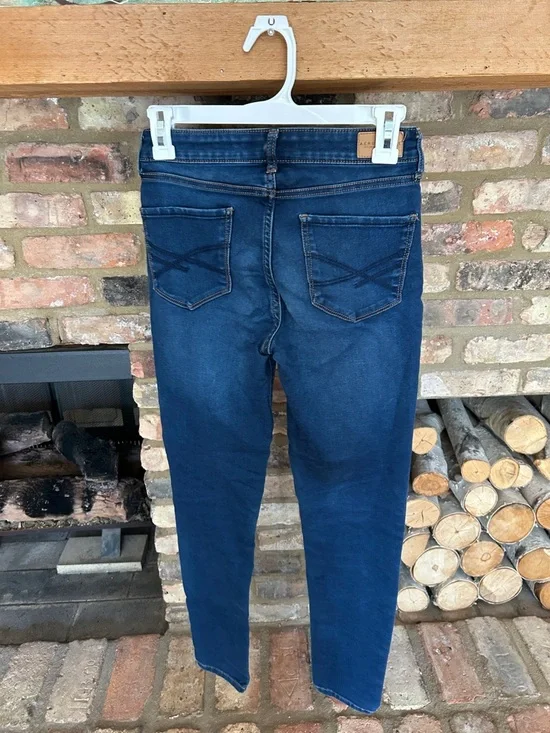 Aeropostale Women's Navy Blue Skinny Jeans - Picture 3 of 4